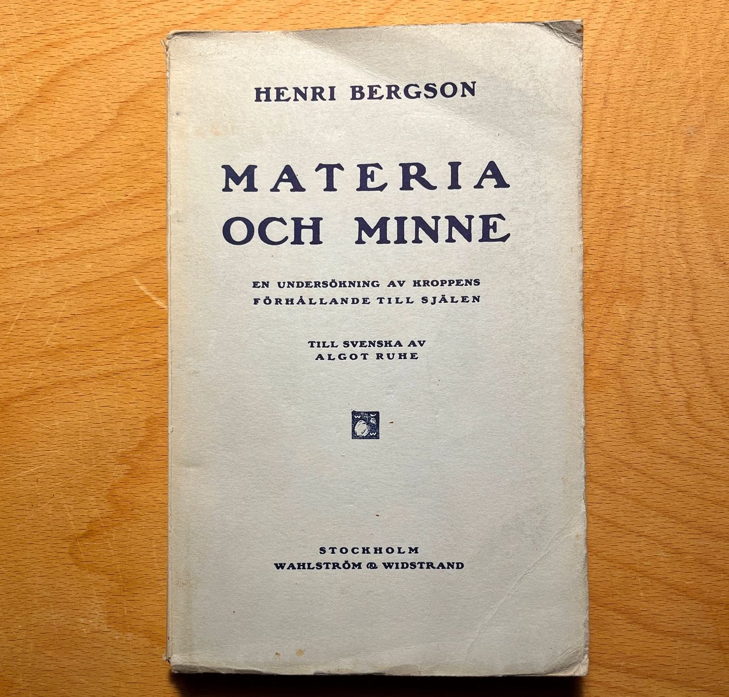 Materia och minne
