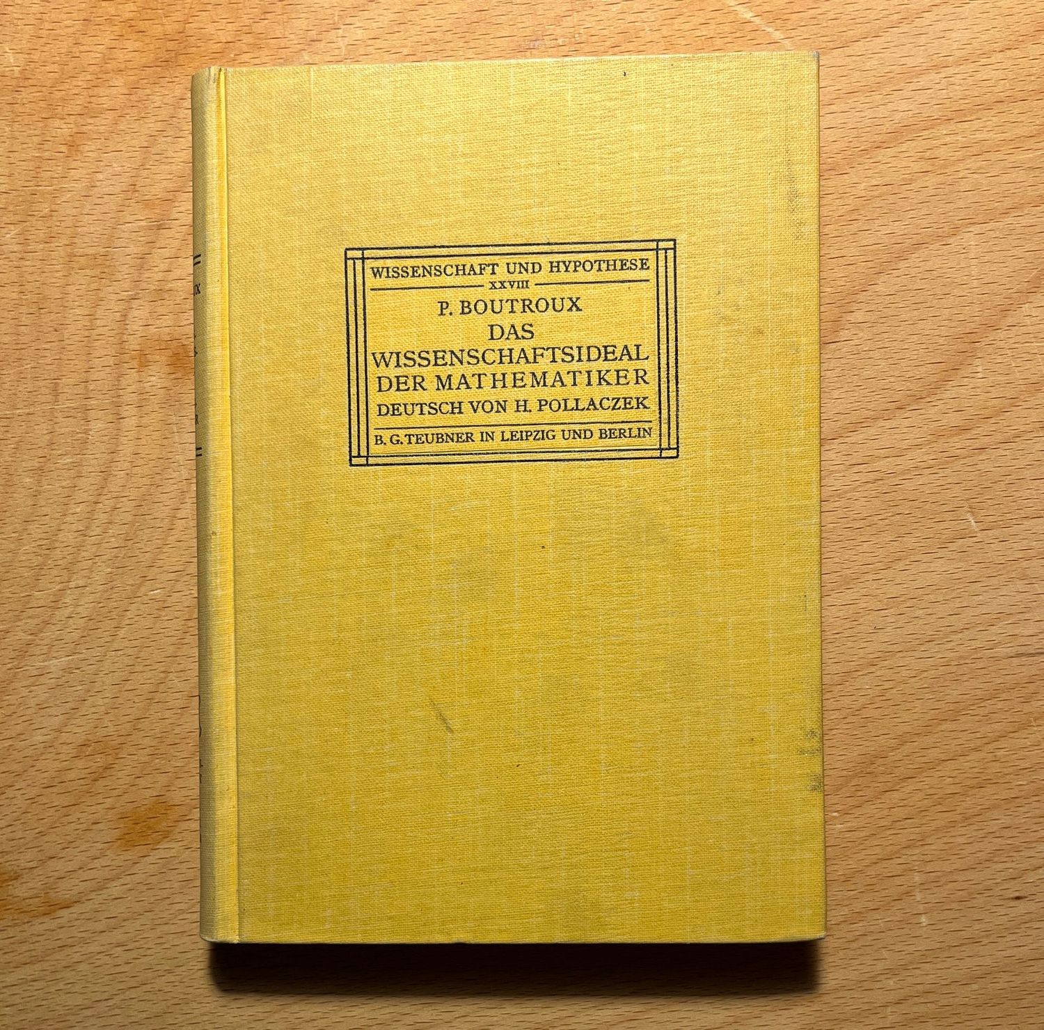 Das Wissenschaftideal der Mathematiker