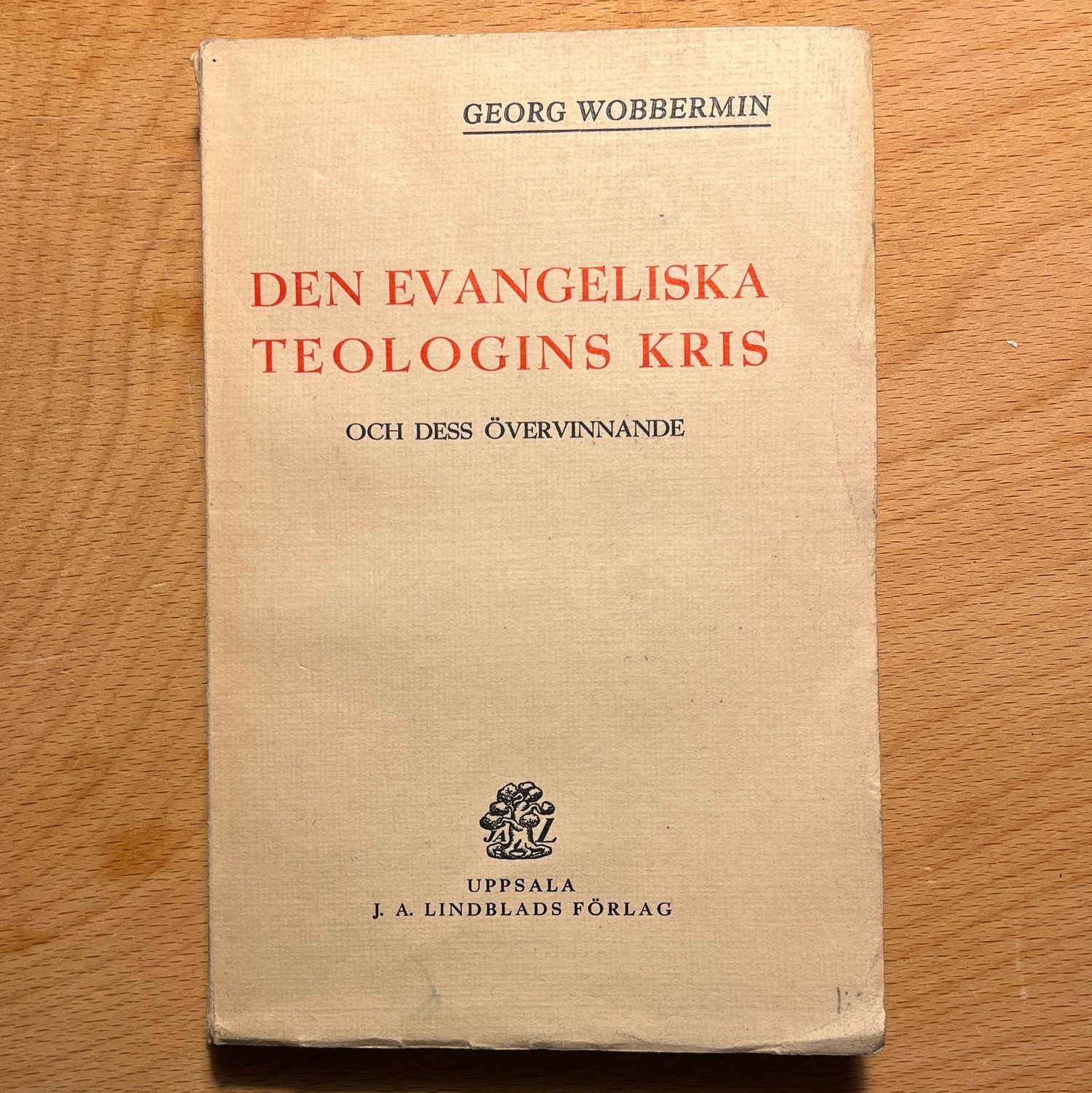Den evangeliska teologins kris och dess övervinnande