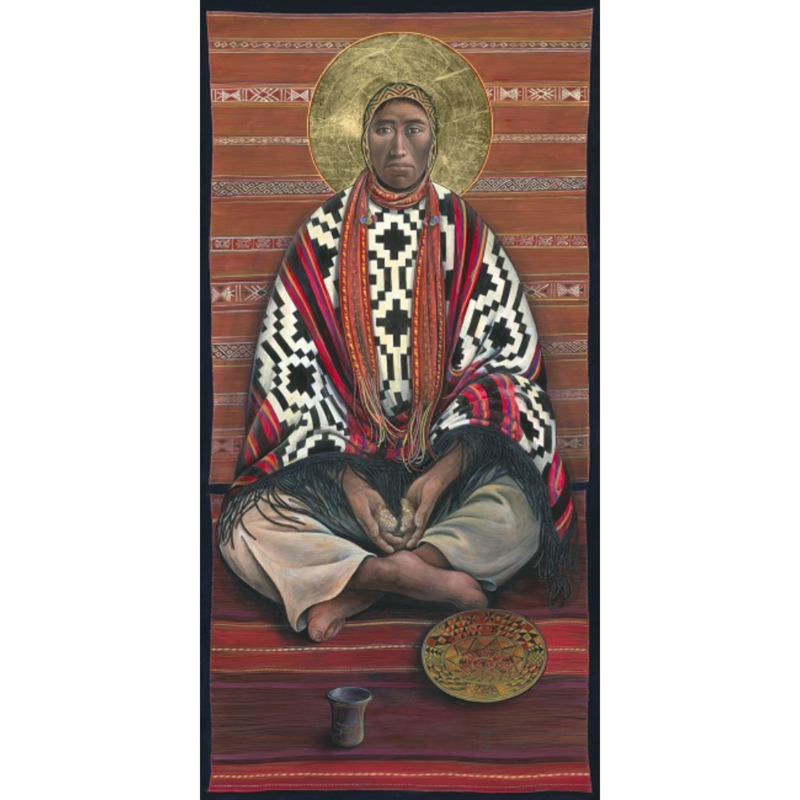 Andean Christ Breaking Bread #52