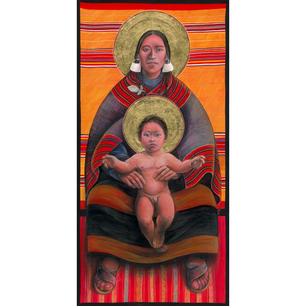 Aymara Virgin Mother and Child II #10