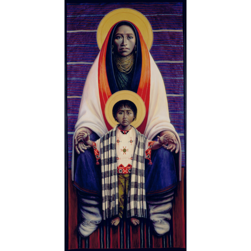 Hopi Virgin and Child - Barn Madonna #21