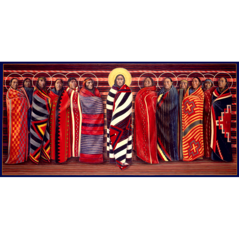 Navajo Jesus and Disciples #28