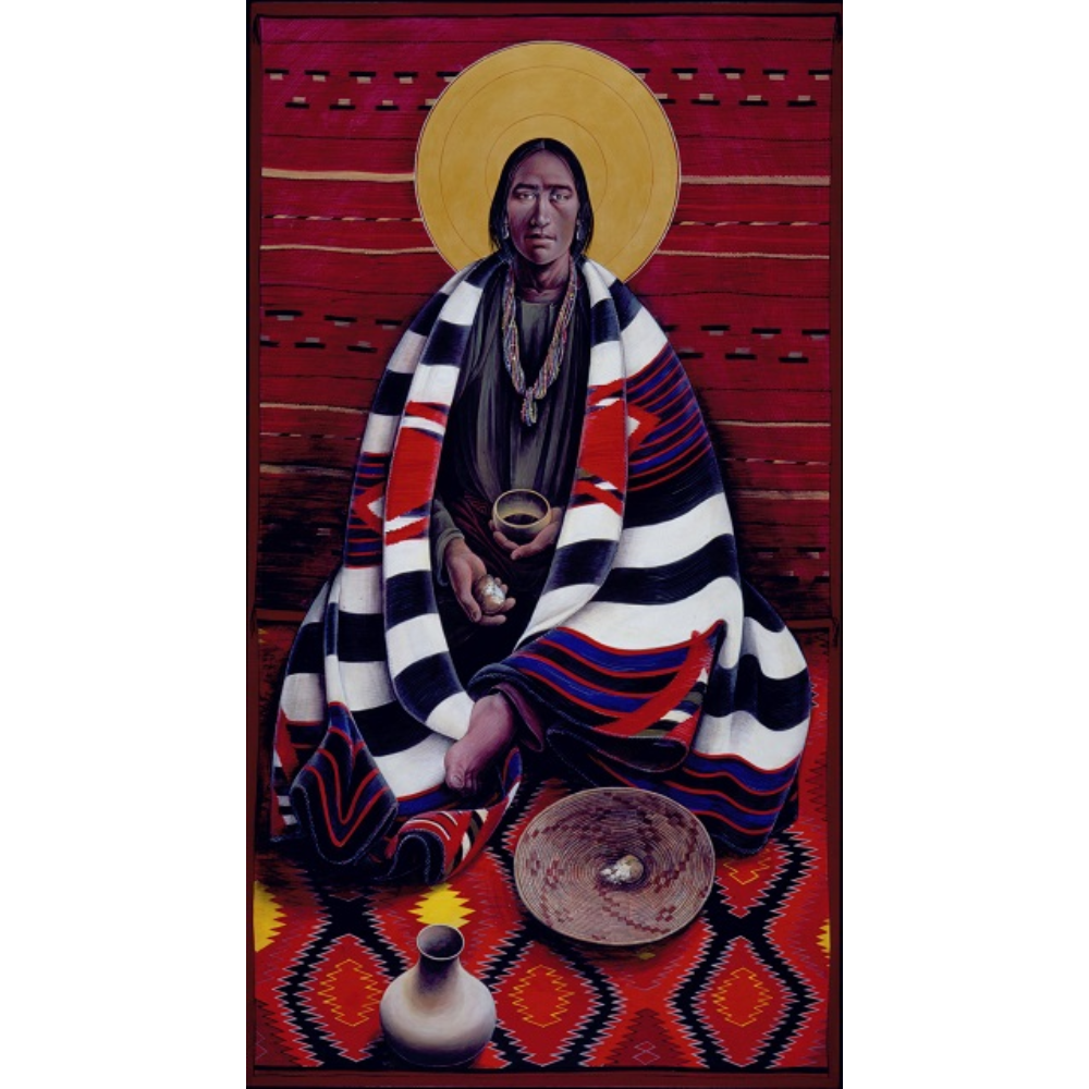 Navajo Christ Breaking Bread IV #58