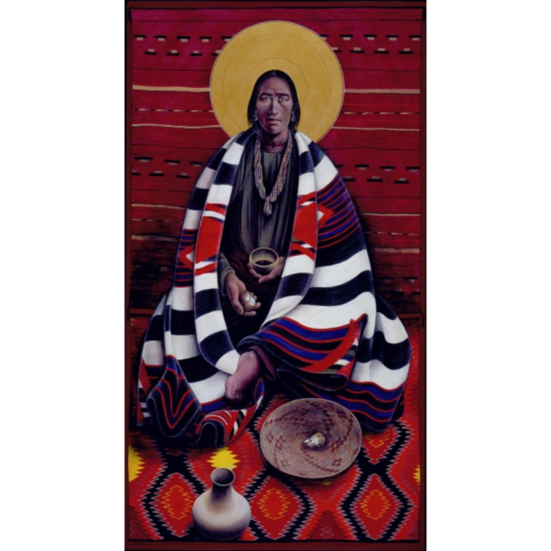 Navajo Christ Breaking Bread IV #58 Navajo Christ Breaking Bread IV #58