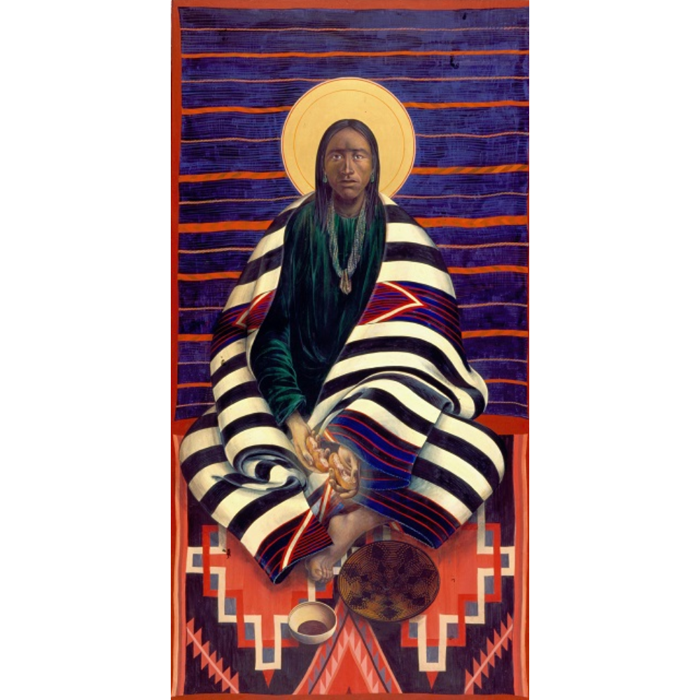 Navajo Christ Breaking Bread I  #74