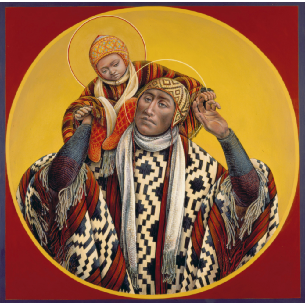 Andean Saint Christopher II #84