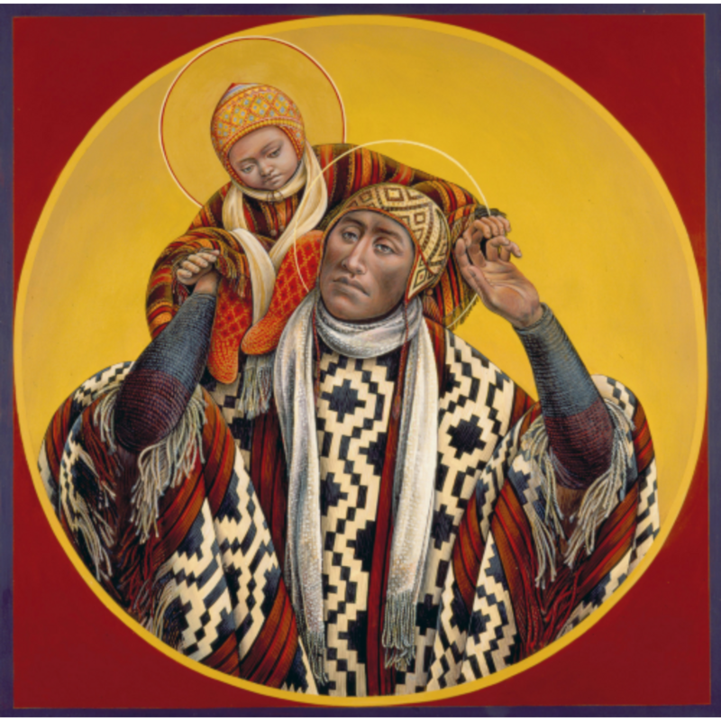 Andean Saint Christopher II #84