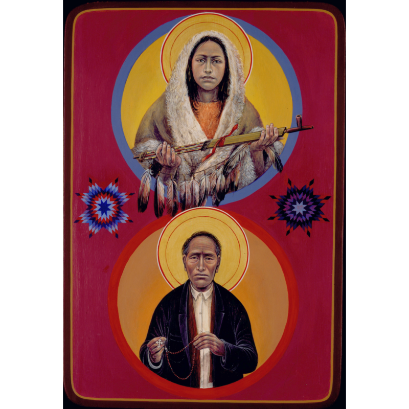 White Buffalo Woman and Nicholas Black Elk #82