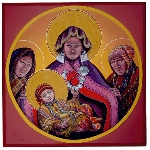 Andean Madonna and Child #22