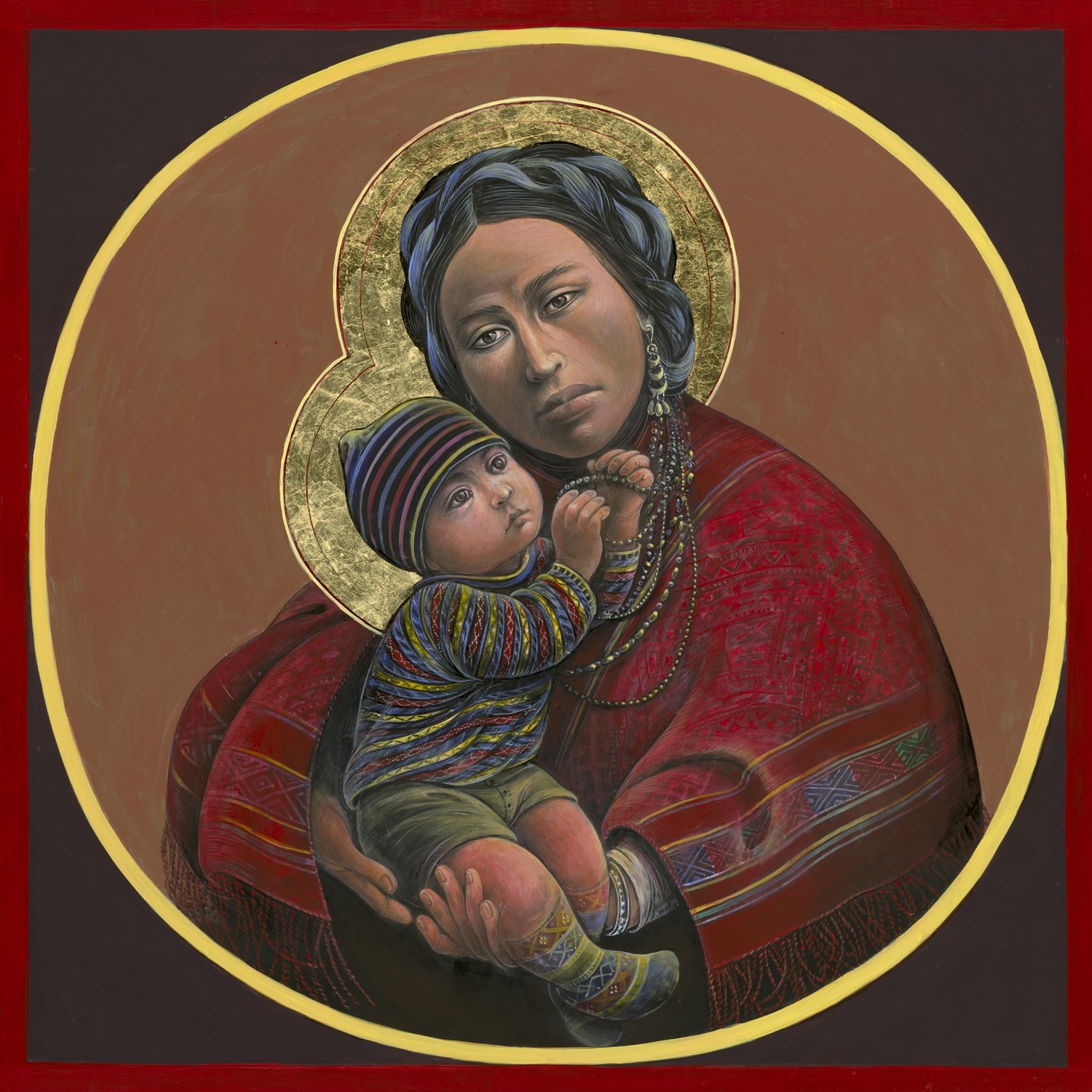 Mayan Madonna and Child #16
