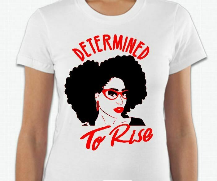 Determined To Rise Afro Tee