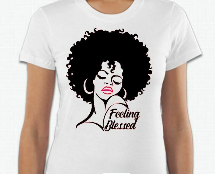 Feeling Blessed Afro Tee