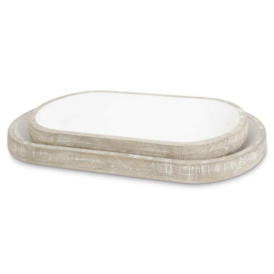 Oval Wood Tray (Large)