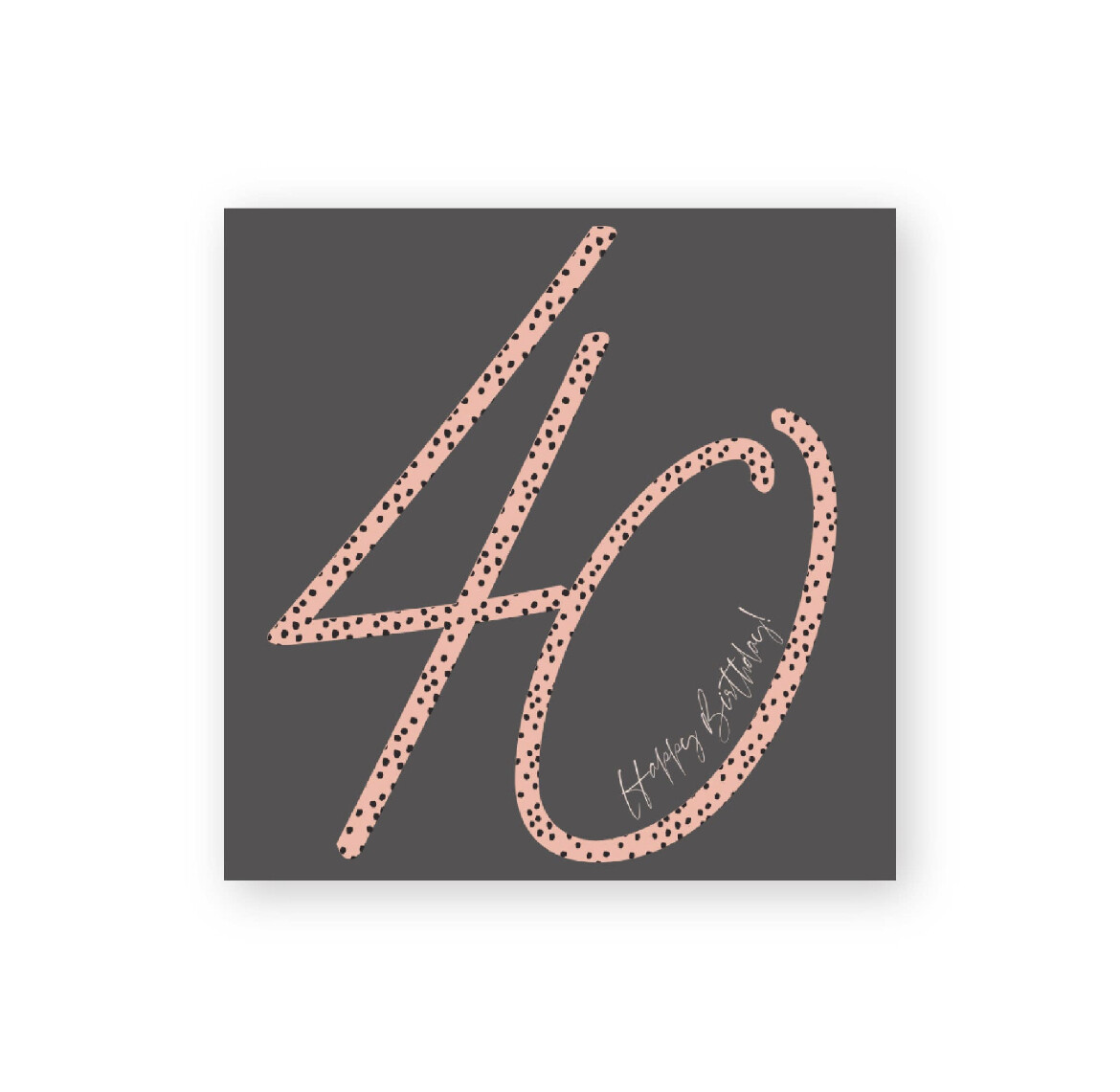 40th Birthday Greeting Card