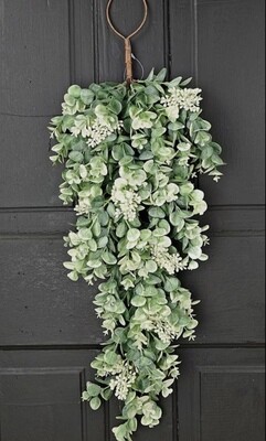 Teardrop Baby Eucalyptus Swag/29in