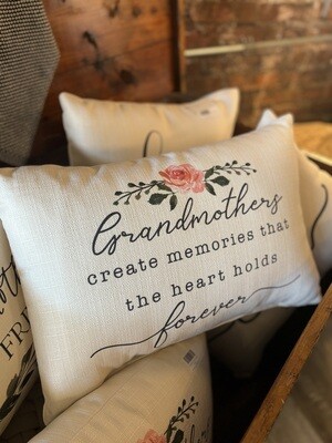 Grandmothers Forever Pillow