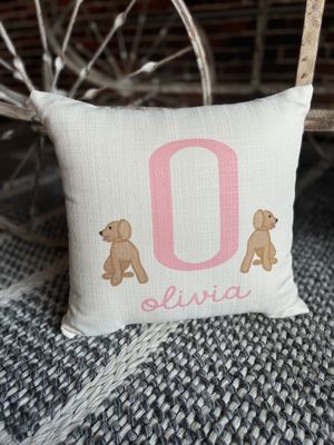 Yellow Lab Girl Initial 