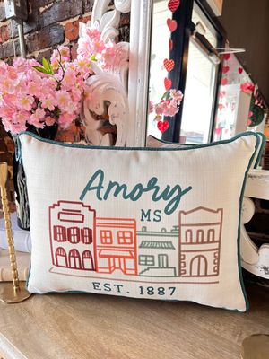 Main Street Hometown Pillow