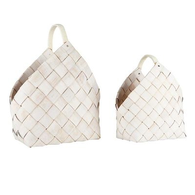 Nested Wood Basket/SM