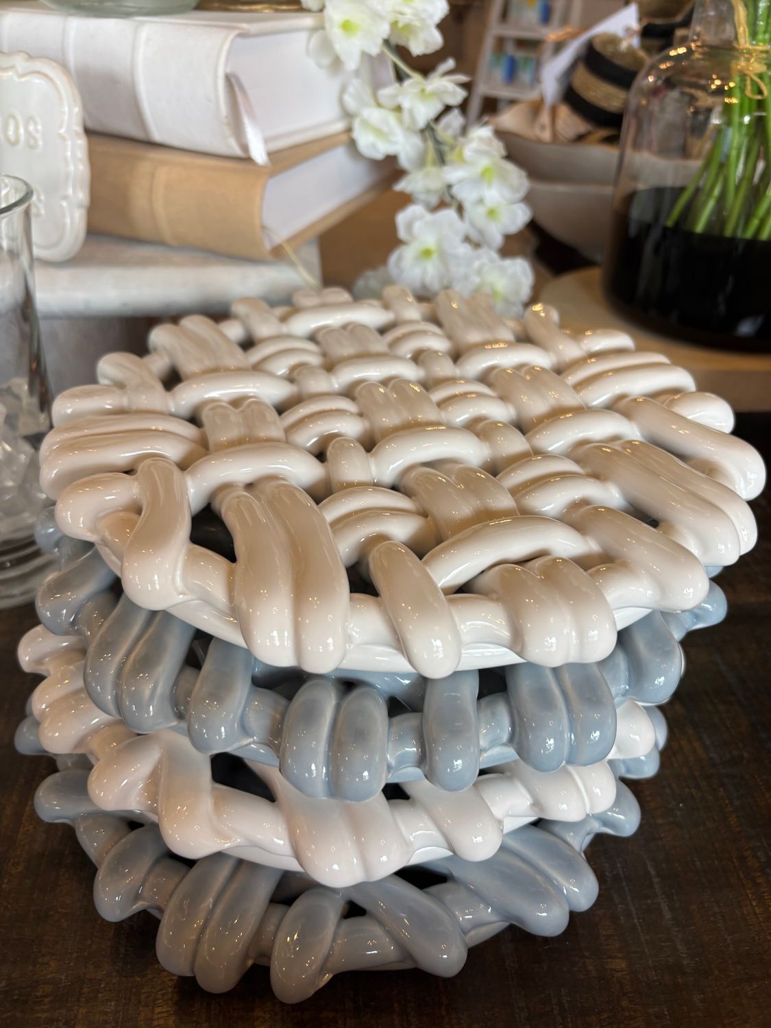 8&quot; Round Trivet/White