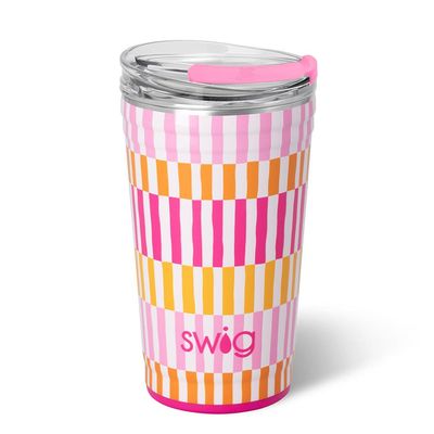 Party Cup/Sherbet Stripe 24oz