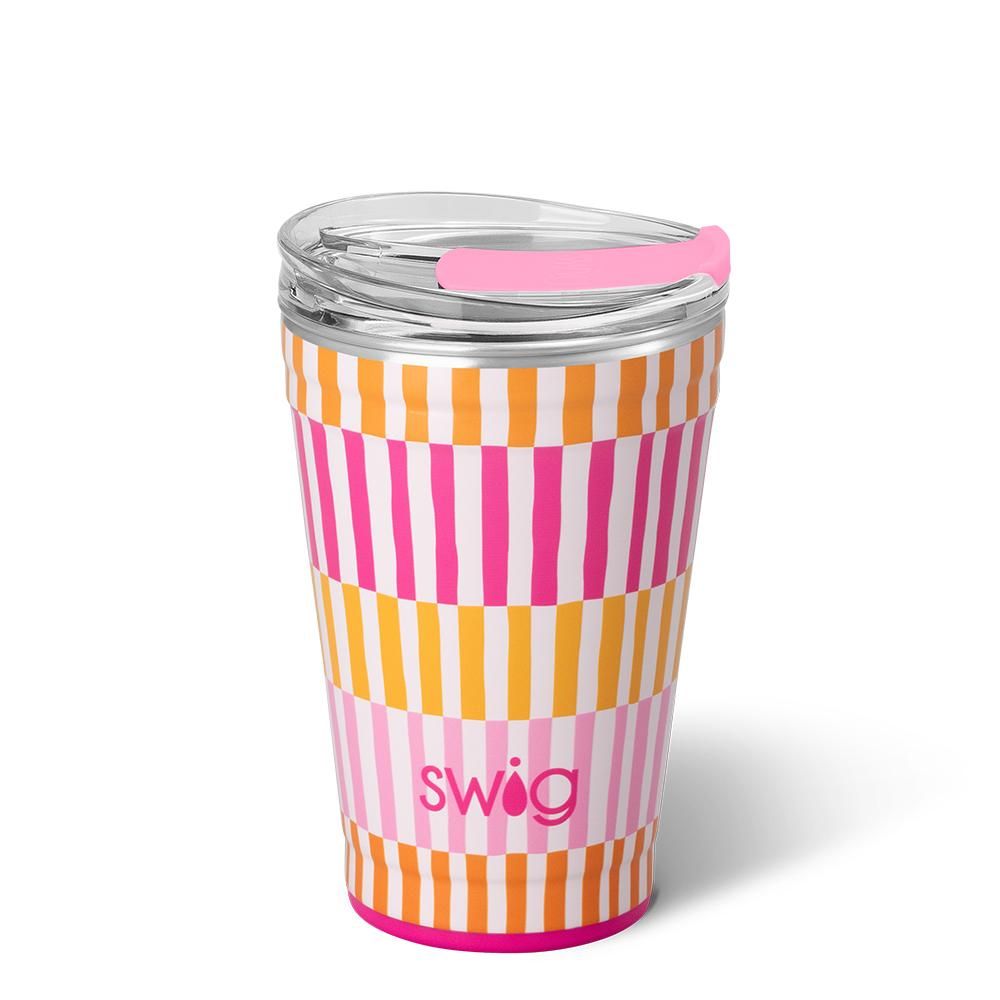Party Cup/Sherbet Stripe 18oz
