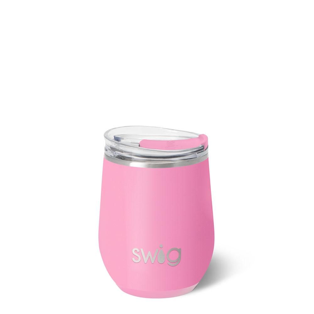 Shimmer Bubblegum Stemless Wine/12oz