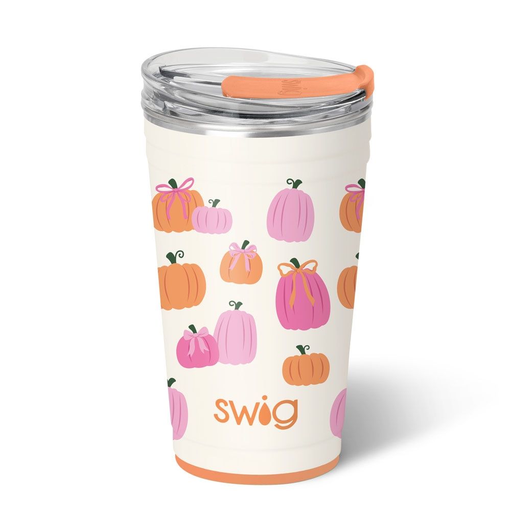 Pumpkins &amp; Bows Party Cup/24oz