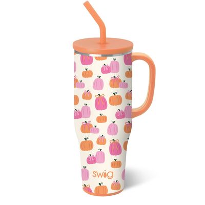 Pumpkin &amp; Bows Mega Mug/40oz
