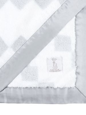 Luxe Stairway Baby Blanket/Silver