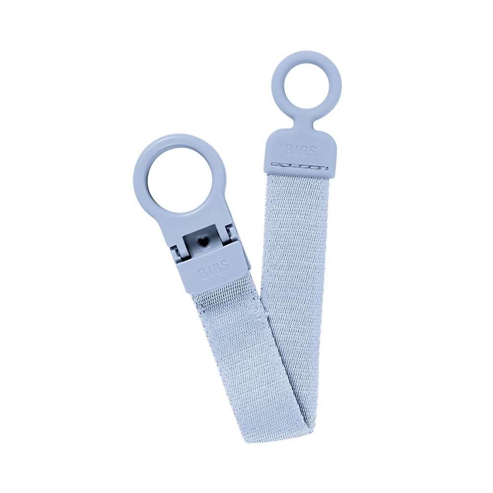 Pacifier Clip Loop/Dusty Blue