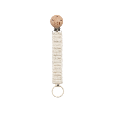 Pacifier Clip Knitted/Ivory