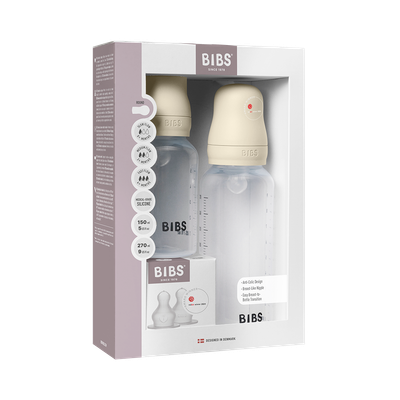 Glass Bottle Set 8oz/Latex/Blue