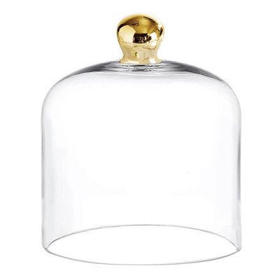 Gold Knob Glass Cloche/MD