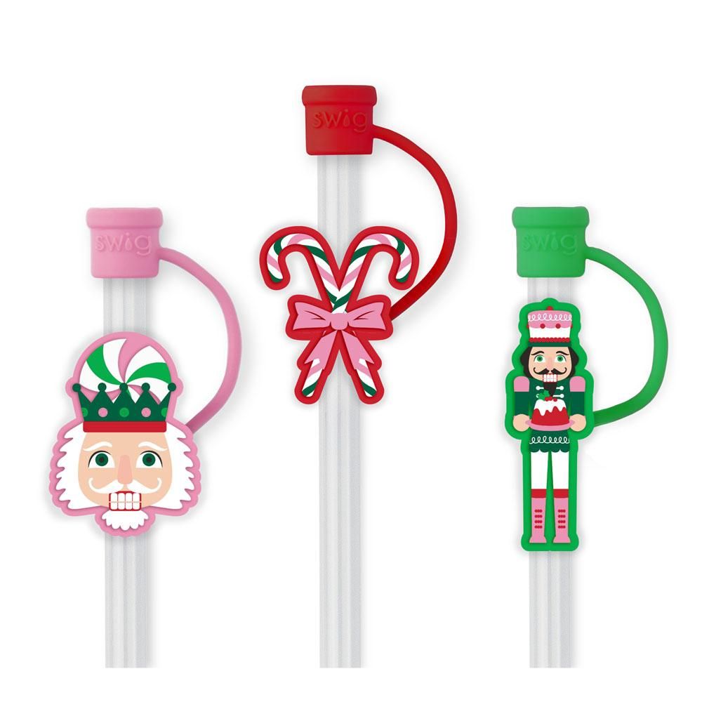 Sugar Plum Soldiers Straw Set