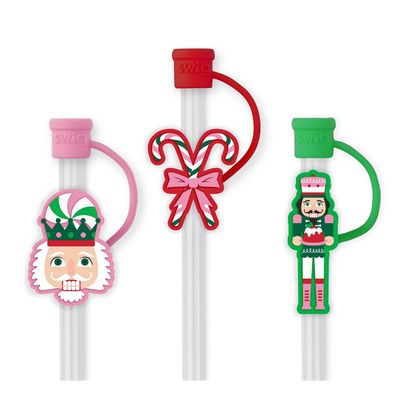 Sugar Plum Soldiers Straw Set