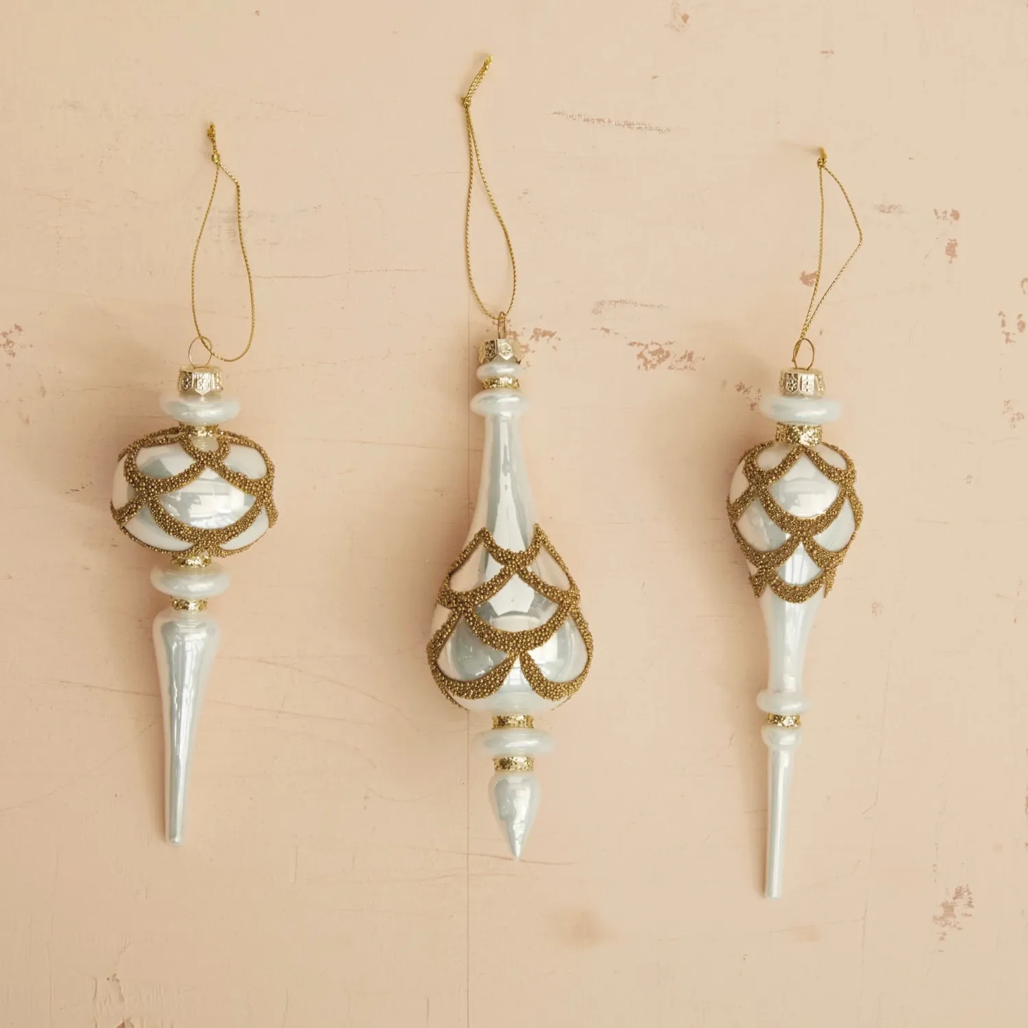 Glass Finial Ornament 
