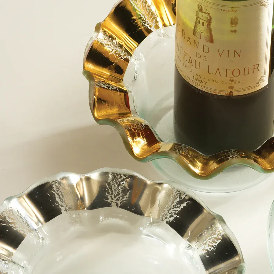 Ruffle Wine Coaster/7 1/2"