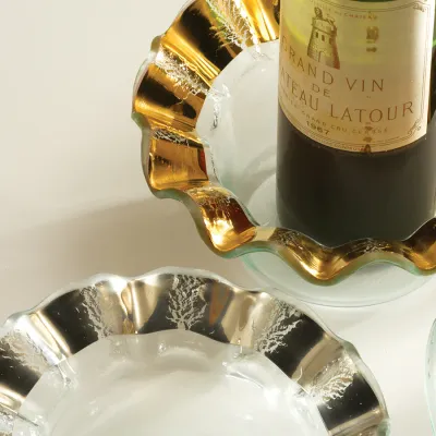 Ruffle Wine Coaster/7 1/2&quot;