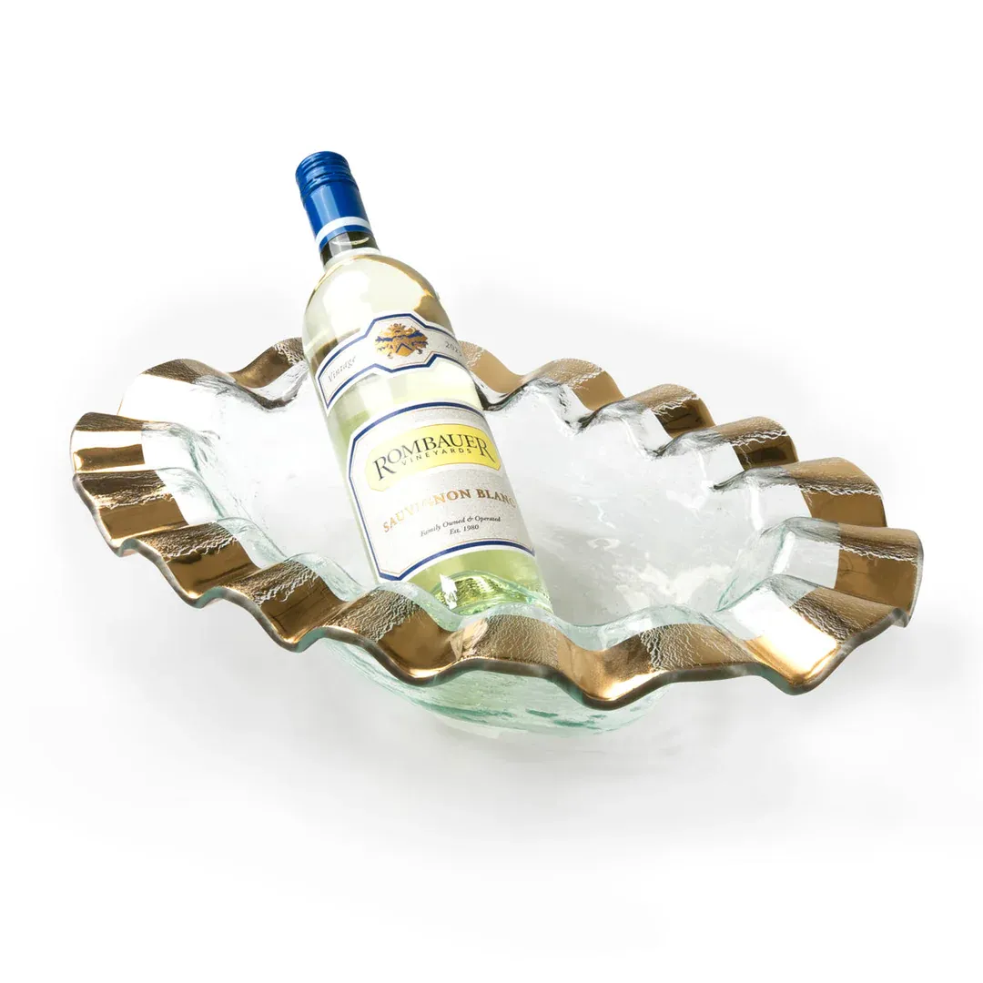 Ruffle Wine Cooler/17x12