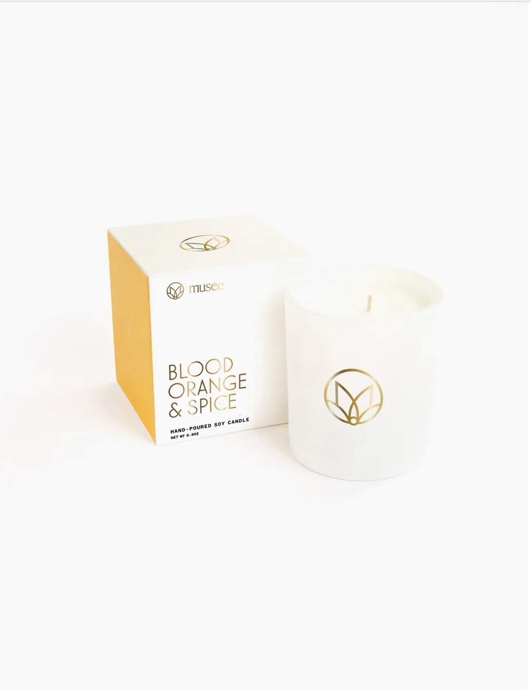 Blood  Orange &amp; Spice Soy Candle