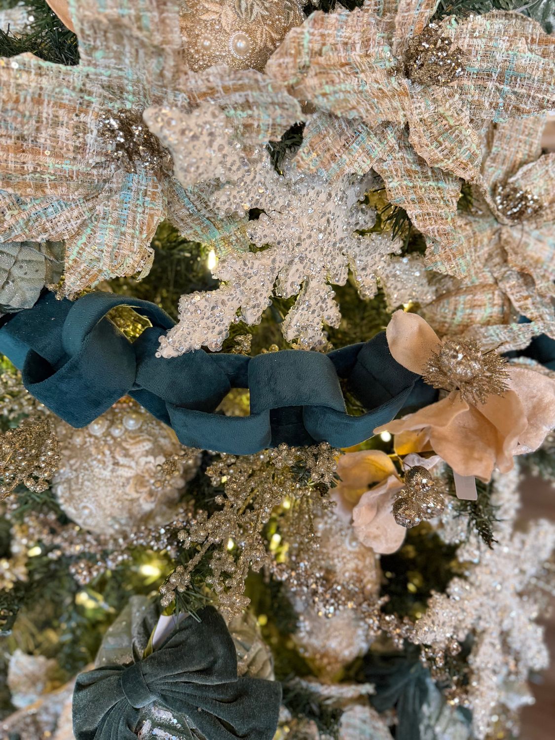 Velvet Link Garland/Green