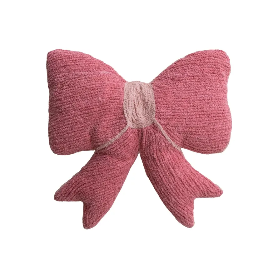 Pink Bow Pillow