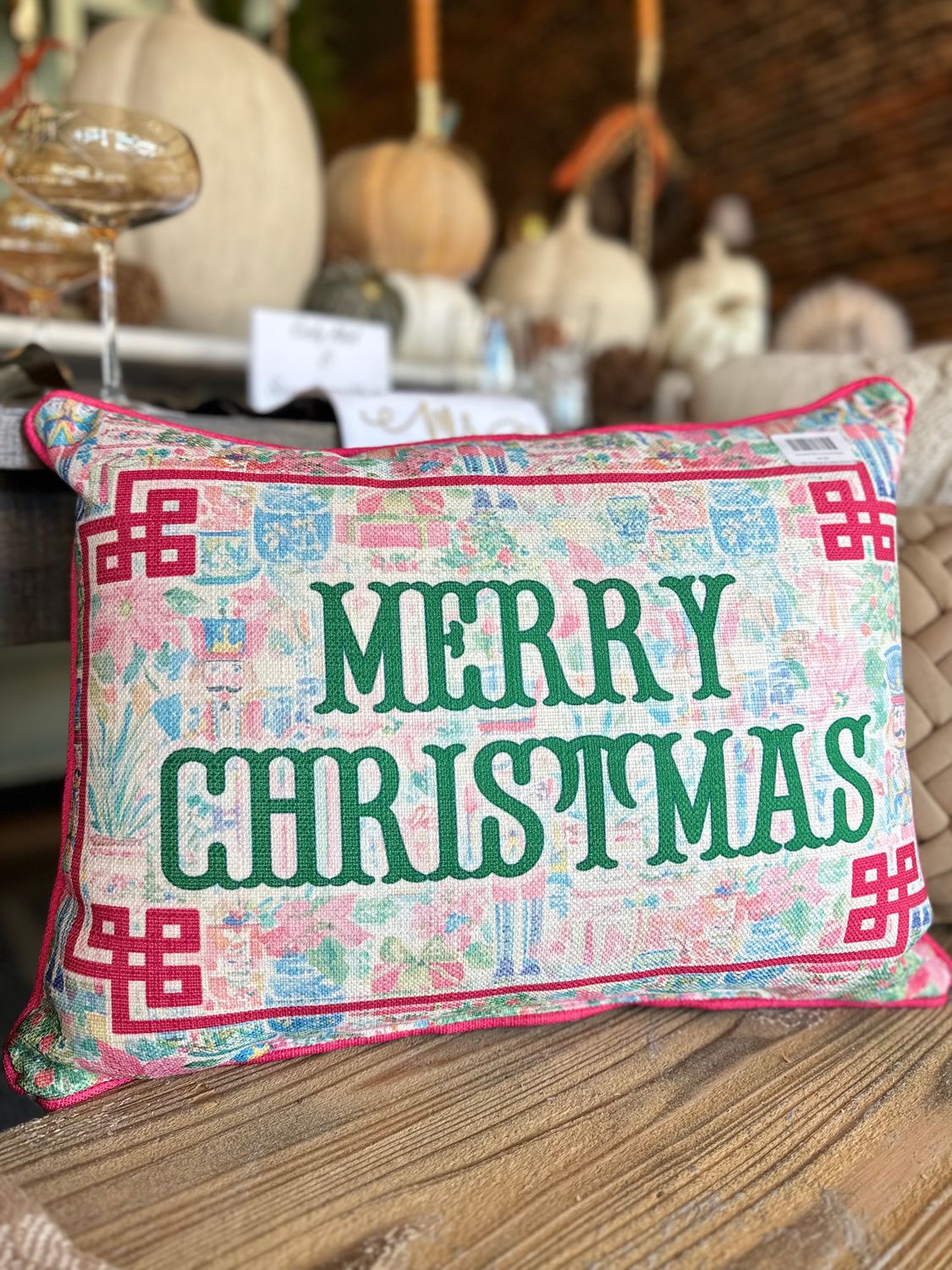 Nutcracker Merry Christmas Pillow