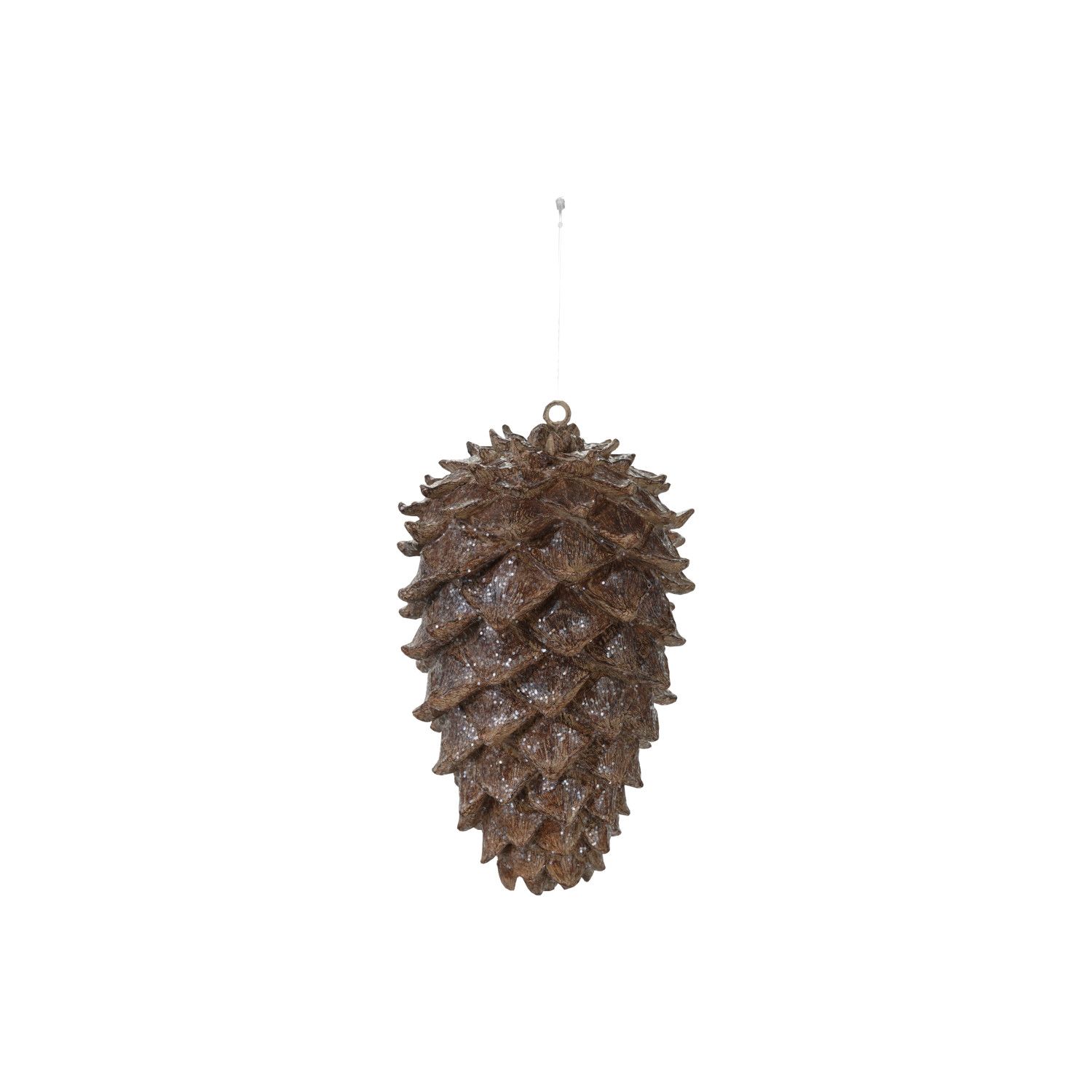 5" Pinecone w/Glitter