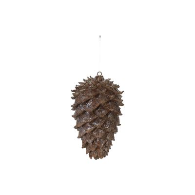 5" Pinecone w/Glitter