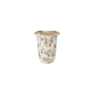 Stoneware Ruffled Planter/SM