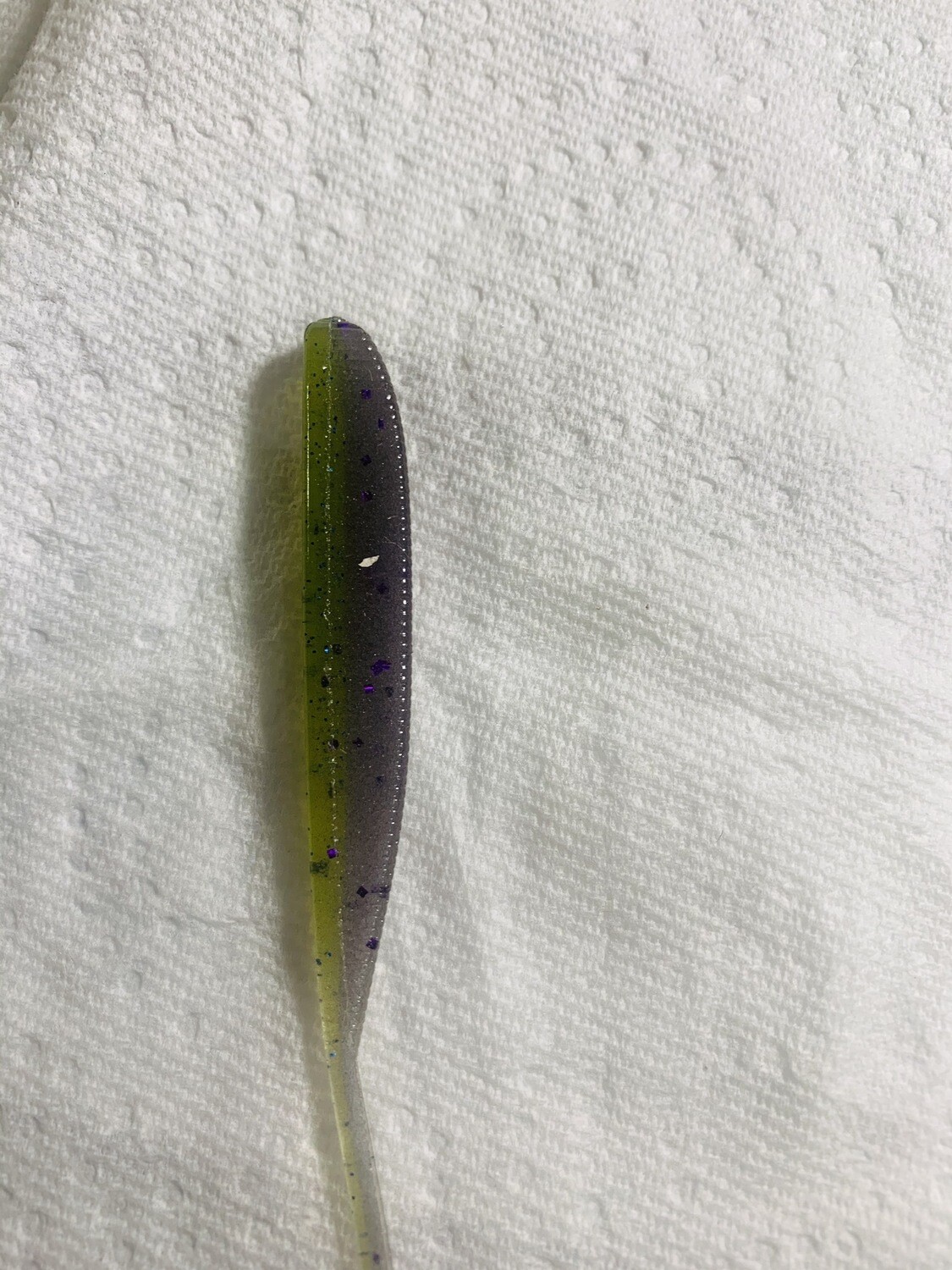 4&quot; Dropshot Worms - Watermelon Blue /smoke -purple