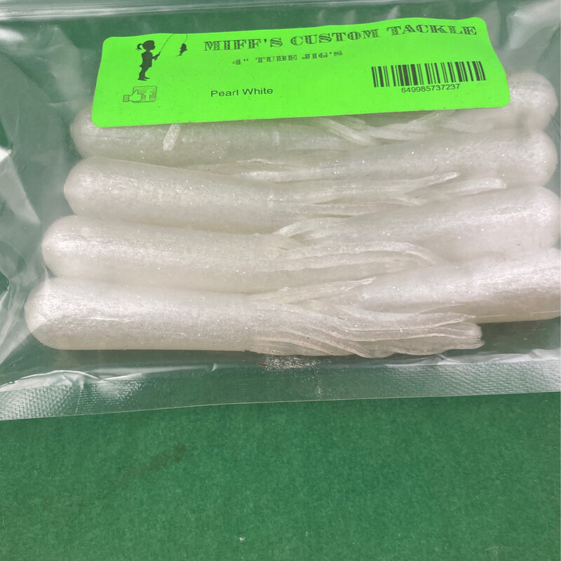  4” Triple Dipped Tube , Pearl White